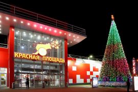 Новогоднее Освещение "3D", высота 16 м